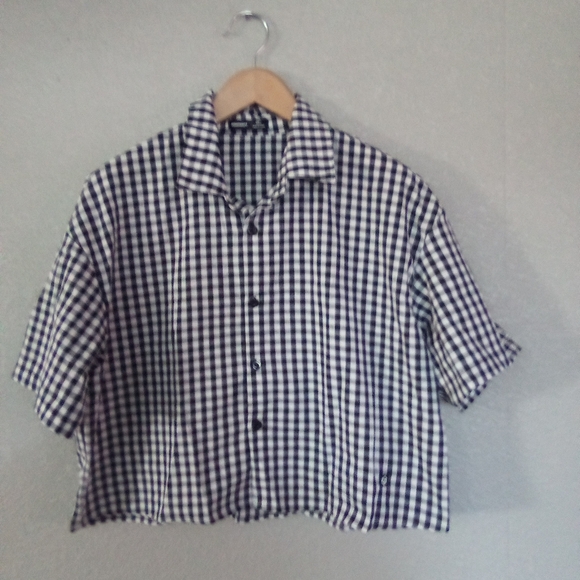 Black and White Checkered Shirt - Picture 1 of 3